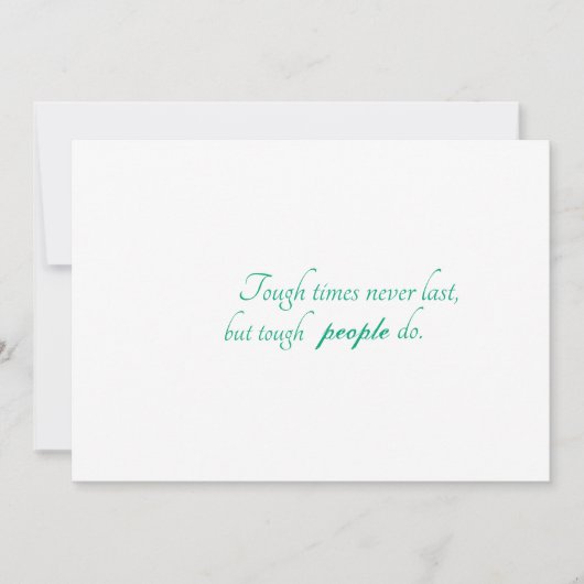 Thoughtful Sympathy Envelope for Grieving Friend サンキューカード (正面)