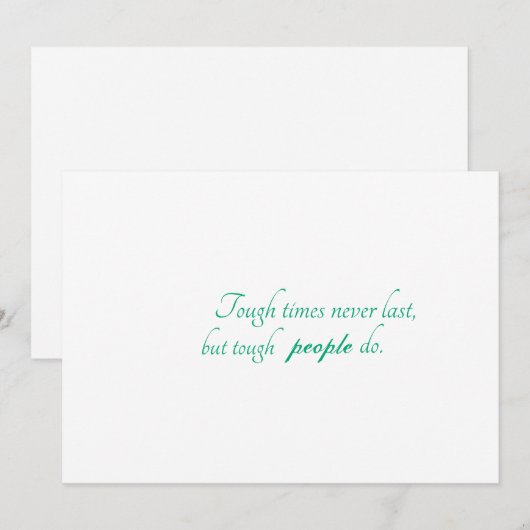 Thoughtful Sympathy Envelope for Grieving Friend サンキューカード (正面/裏面)