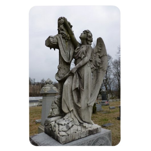 Thoughtfull Angelプレミアムマグネット マグネット (縦)