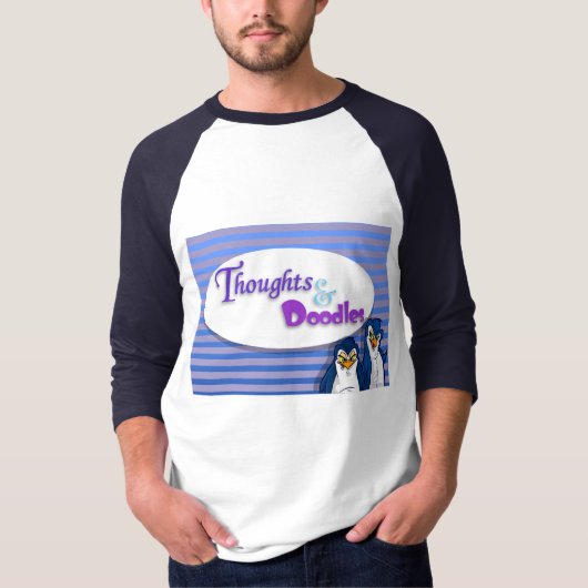thoughts_and_doodles_logo tシャツ (正面)