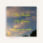Thoughts and Dreams Journal ノートブック (正面)