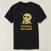 Thoughts Everywhere – Cute Overthinking Humor Tシャツ (デザイン正面)
