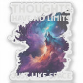 Thoughts Have No Limits シール (正面)