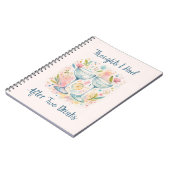 Thoughts I had after two drinks Notebook ノートブック (左側)