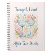 Thoughts I had after two drinks Notebook ノートブック (正面)