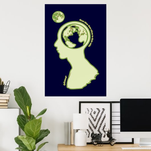 Thoughts in orbit ポスター (ホームオフィス)