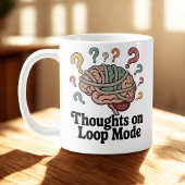Thoughts on Loop Mode | Mental Spiral Humor コーヒーマグカップ