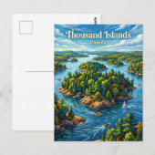 Thousand Islands Canada ポストカード (正面/裏面)