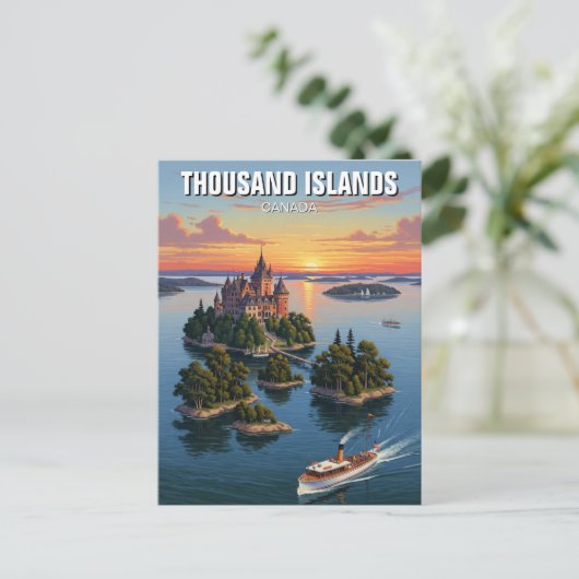 Thousand Islands Ontario Canada ポストカード (スタンド正面)