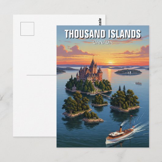 Thousand Islands Ontario Canada ポストカード (正面/裏面)