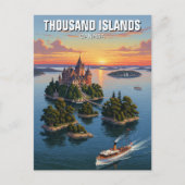 Thousand Islands Ontario Canada ポストカード (正面)