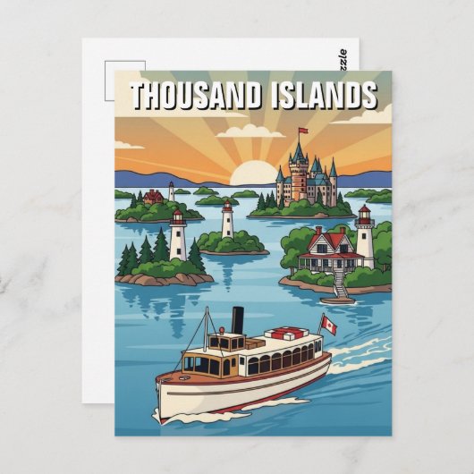 Thousand Islands Ontario Canada ポストカード (正面/裏面)