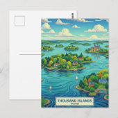 Thousand Islands Ontario Canada ポストカード (正面/裏面)