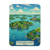 Thousand Islands Ontario Canada マグネット (縦)