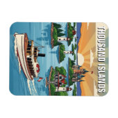 Thousand Islands Ontario Canada マグネット (横)