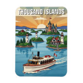Thousand Islands Ontario Canada マグネット (縦)