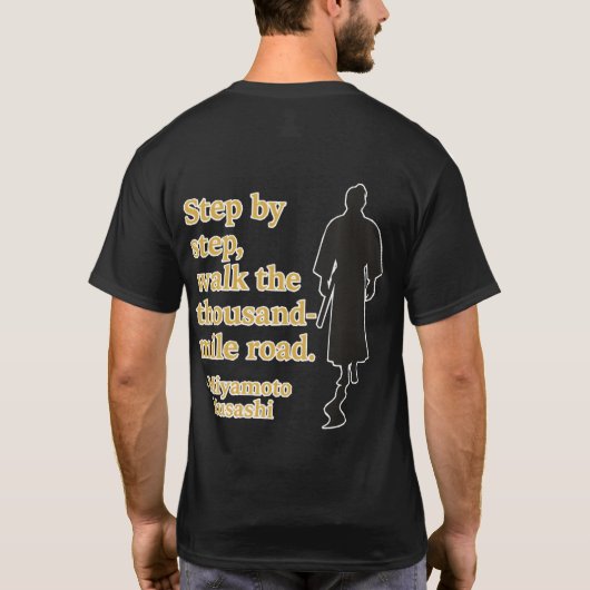 Thousand Mile Silence shirt Tシャツ (裏面)