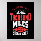 Thousand Miles Begins With a Single Step ポスター (正面)