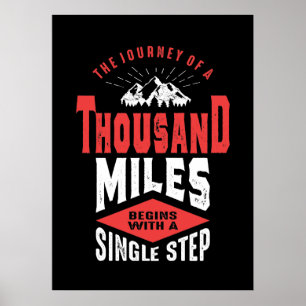 Thousand Miles Begins With a Single Step ポスター