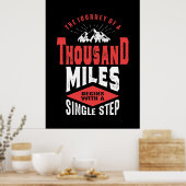 Thousand Miles Begins With a Single Step ポスター (キッチン)