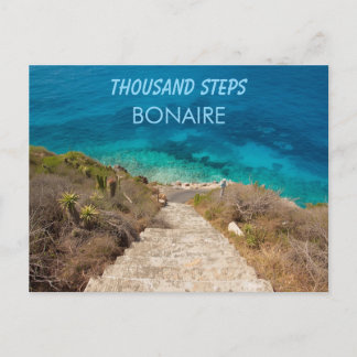 Thousand steps bonaire ポストカード