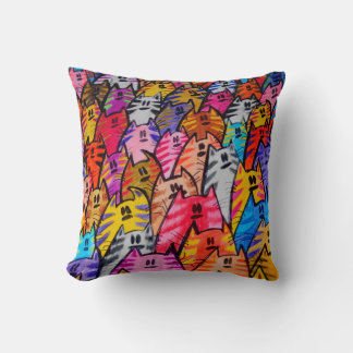 THP - 053 – 猫 – 装飾用クッション クッション