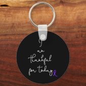 Thrの戦い膵がん製品の贈り物 キーホルダー (正面)