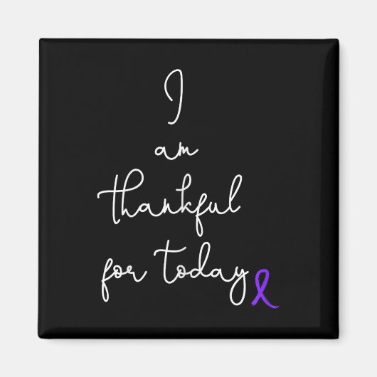 Thrの戦い膵がん製品の贈り物 マグネット (正面)