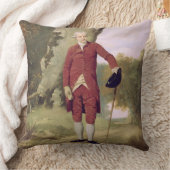 Thrale、c.1770-80 (キャンバスの油)氏 クッション (ブランケット)