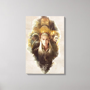 Thranduil、LEGOLAS GREENLEAF™、およびTAURIEL™グラフィック キャンバスプリント