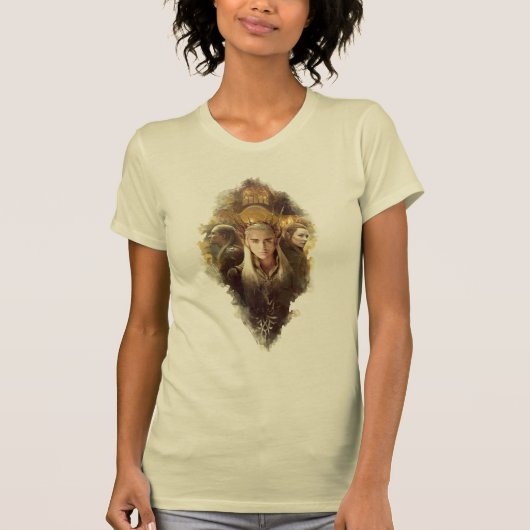 Thranduil、LEGOLAS GREENLEAF™、およびTAURIEL™グラフィック Tシャツ (正面)