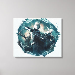 Thranduil、TAURIEL™、およびLEGOLAS GREENLEAF™グラフィック キャンバスプリント