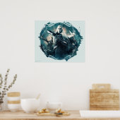 Thranduil、TAURIEL™、およびLEGOLAS GREENLEAF™グラフィック ポスター (キッチン)