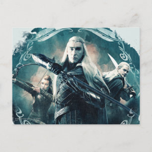 Thranduil、TAURIEL™、およびLEGOLAS GREENLEAF™グラフィック ポストカード
