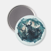 Thranduil、TAURIEL™、およびLEGOLAS GREENLEAF™グラフィック マグネット (正面/裏面)
