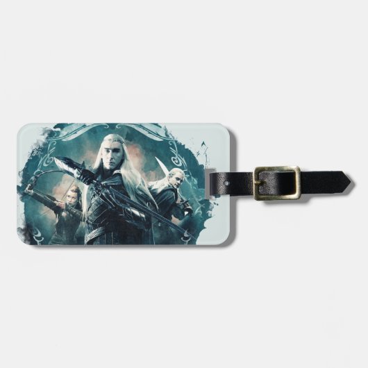Thranduil、TAURIEL™、およびLEGOLAS GREENLEAF™グラフィック ラゲッジタグ (正面横)