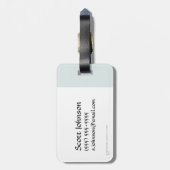 Thranduil、TAURIEL™、およびLEGOLAS GREENLEAF™グラフィック ラゲッジタグ (裏面縦)