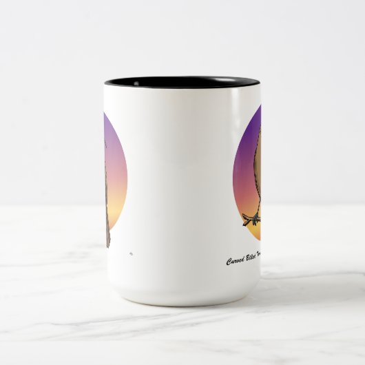 Thrasher曲げられた勘定書を出されたrev.2.0のマグおよびパッド ツートーンマグカップ (中央)