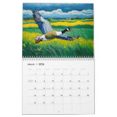 Threaded Seasons – Embroidered Landscapes in Time カレンダー (3月 2026)