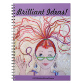 Threadheadのノートか華麗なIdeah ノートブック (正面)