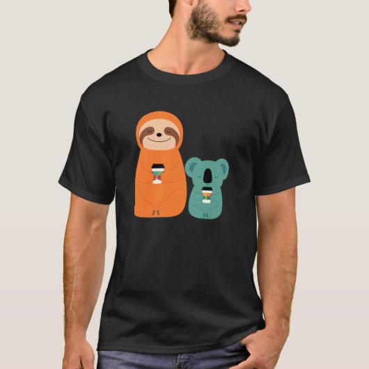 Threadless アンディ・ウェストフェイス コーヒーバディ グラフィック tシャツ (正面)