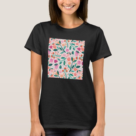Threadless カーリー・ワッツ ガーデンパーティ グラフィック tシャツ (正面)