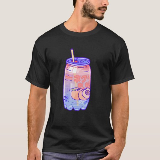 Threadless ローラ・オコナー ピーチバブル グラフィック tシャツ (正面)