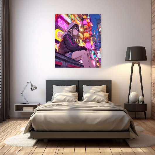 【Threads限定イラストポスター】寿司娘 GenerativeAI フォトプリント