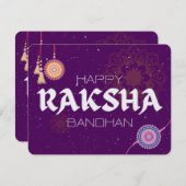 Threads of Love – Raksha Bandhan Celebration シーズンカード (正面/裏面)