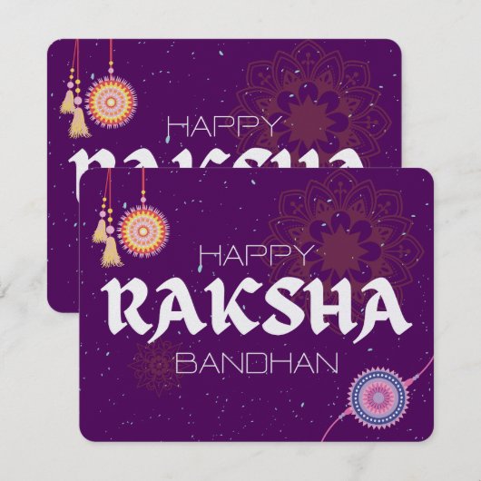 Threads of Love – Raksha Bandhan Celebration シーズンカード (正面/裏面)