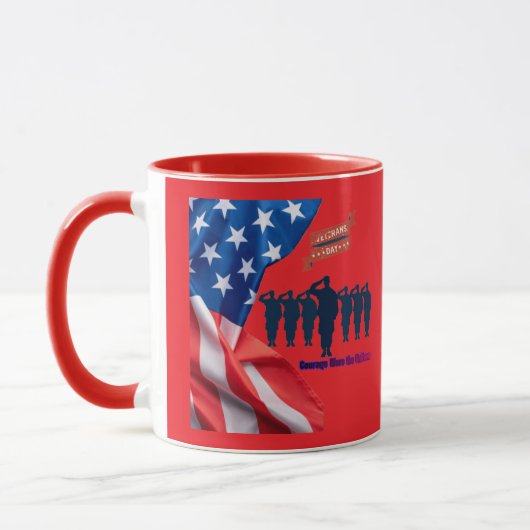 Threads of patriots pride bright red マグカップ (左)
