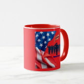 Threads of patriots pride bright red マグカップ (正面右)
