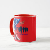 Threads of patriots pride bright red マグカップ (正面左)