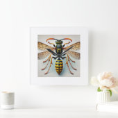 Threadwaisted wasp 210824IREF242 - Watercolor スクエア壁時計 (ホーム)